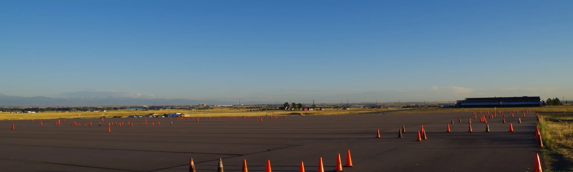 Driving school field