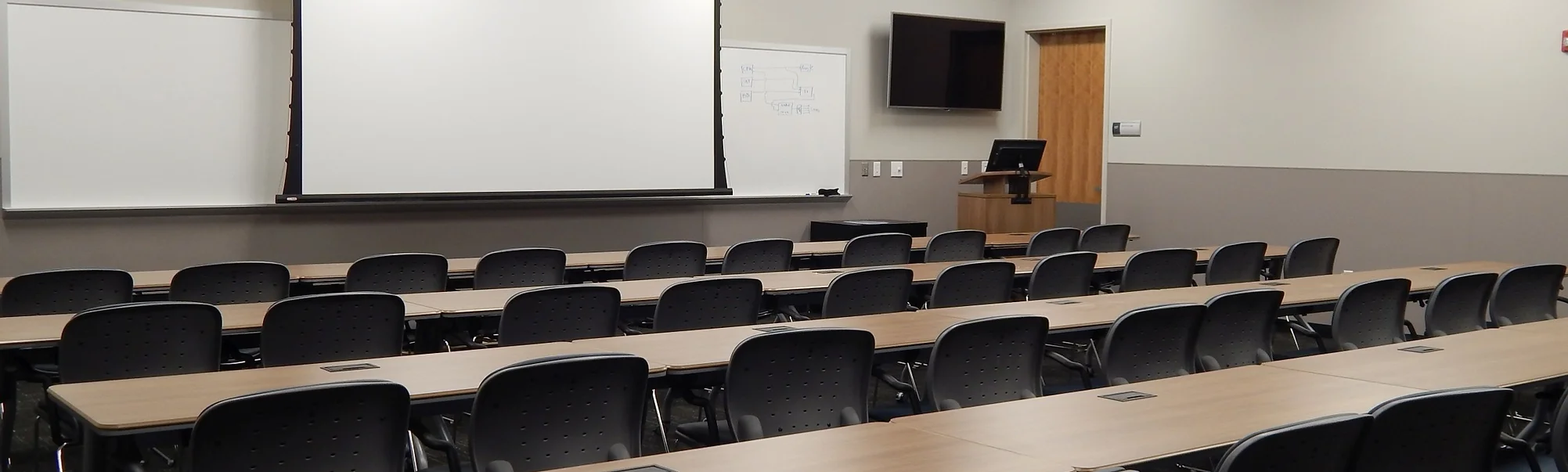 Empty classroom